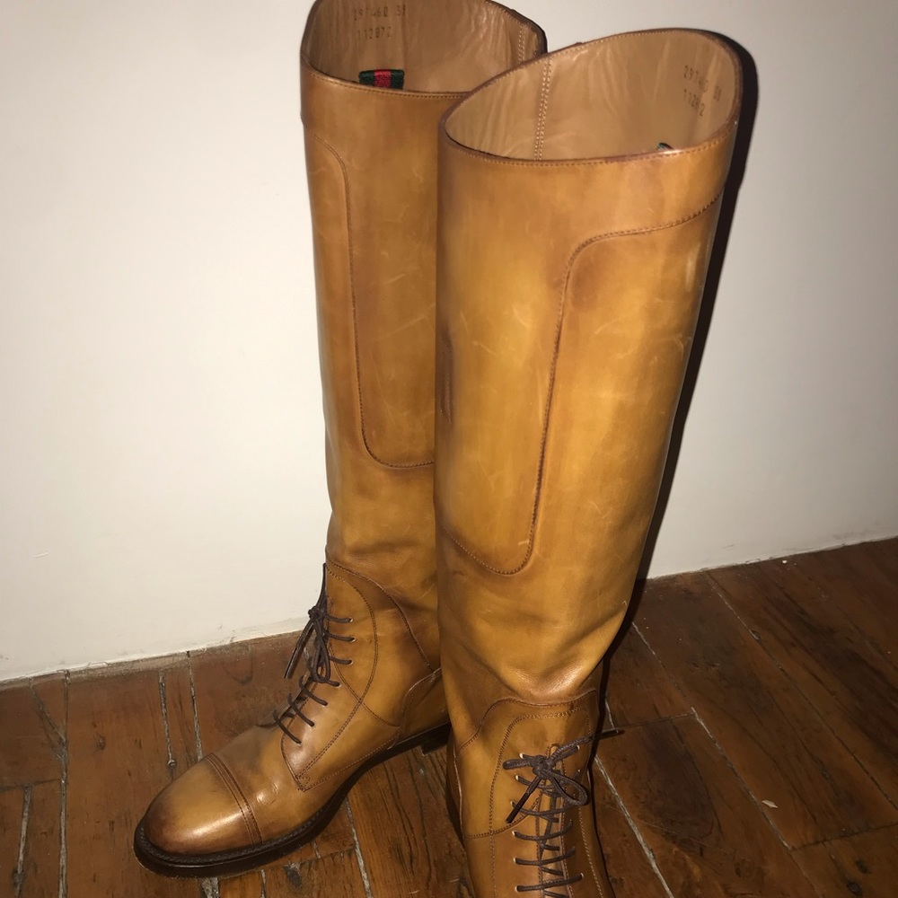Gorgeous, Rare, Gucci BOULANGER Leather Boots 39